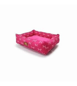 Cama Retangular Carmel Fábrica Pet Rosa